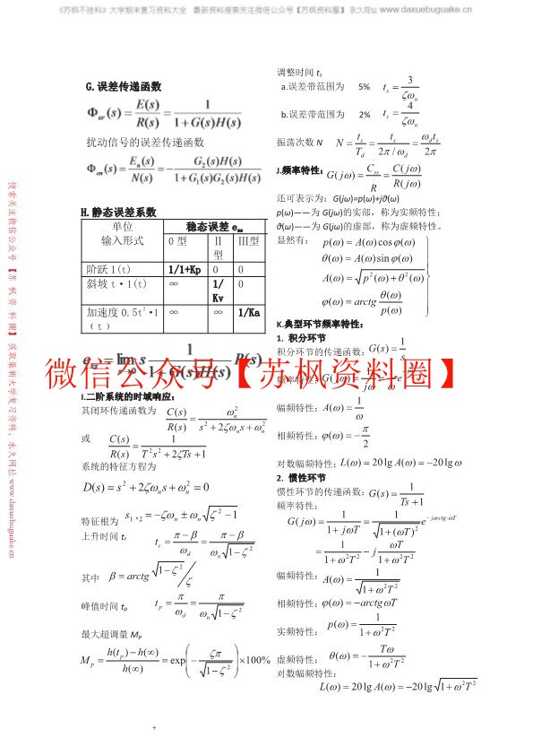 自动控制原理